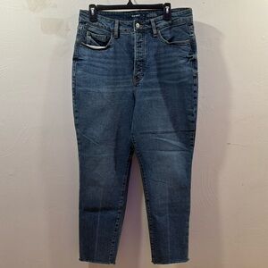 O.G straight higher high rise jeans secret smooth pockets